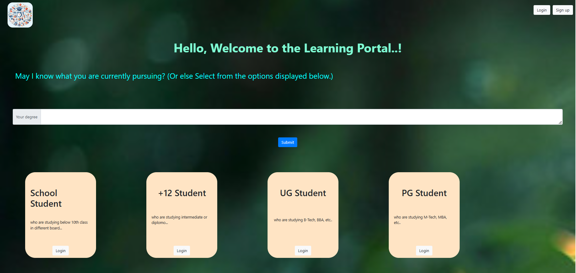 Learning Website