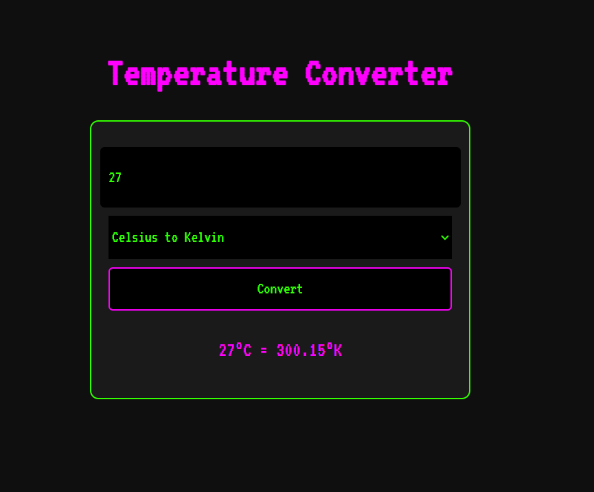 Temp Converter